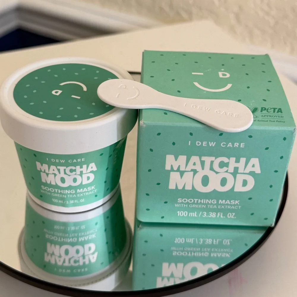 Matcha Mood I Do Care Soothing Green Tea Wash-Off Beauty Mask, 3.52 oz (100 g)